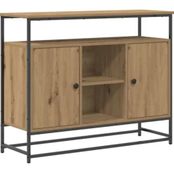 vidaXL Sideboards>Sideboard Artisan Ek 100 x 35 x 80 cm Konstruerat trä