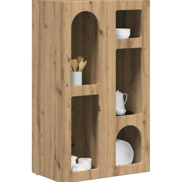 vidaXL Sideboards>Sideboard Artisan Ek 59 x 35 x 100,5 cm Konstruerat trä