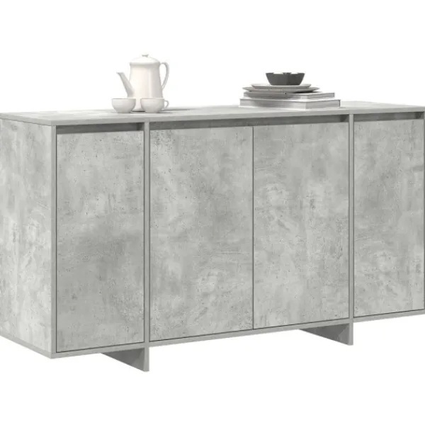 vidaXL Sideboards>Sideboard Betonggrå 135 x 41 x 75 cm Konstruerat trä