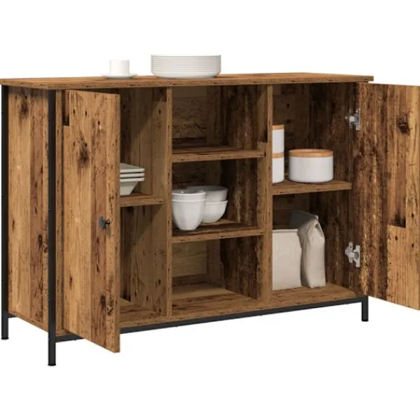 vidaXL Sideboards>Sideboard Gammalt trä 100 x 35 x 70 cm