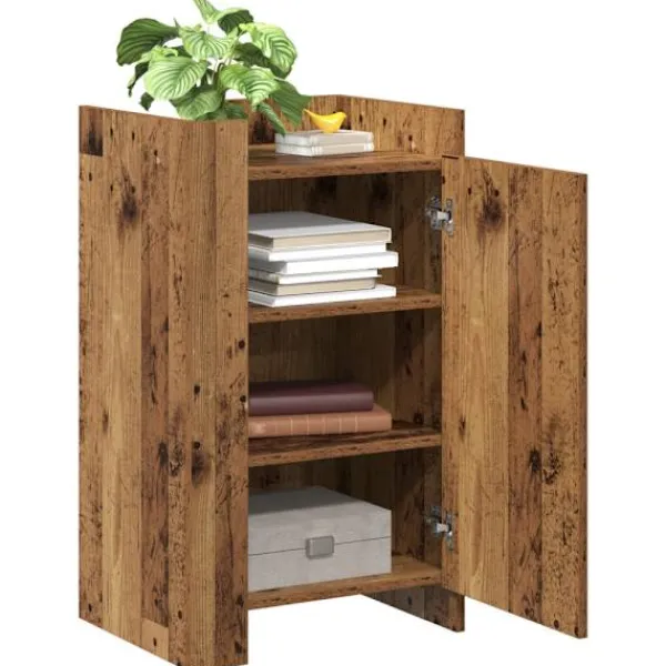vidaXL Skåp>Sideboard Gammalt trä 45 x 35 x 75 cm