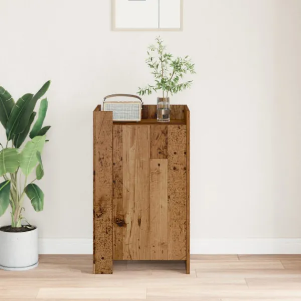 vidaXL Skåp>Sideboard Gammalt trä 45 x 35 x 75 cm