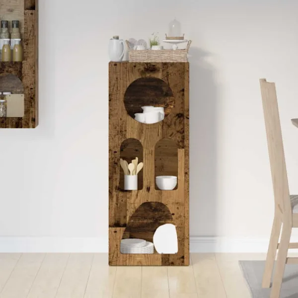 vidaXL Sideboards>Sideboard Gammalt trä 40 x 35 x 100.5 cm Konstruerat trä