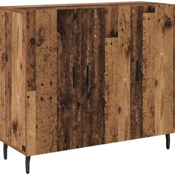 vidaXL Sideboards>Sideboard Gammalt trä 90 x 34 x 80 cm Konstruerat trä