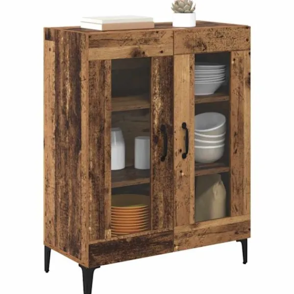 vidaXL Sideboards>Sideboard Gammalt trä 69,5 x 34 x 90 cm