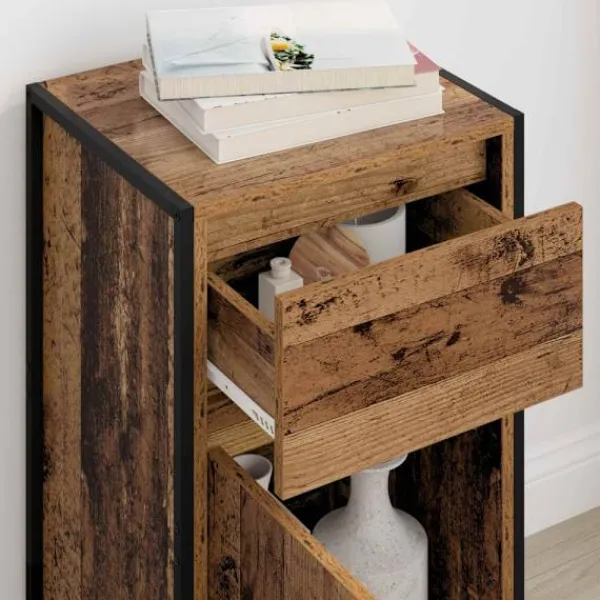vidaXL Skåp>Sideboard Gammalt trä 81 x 36 x 150.5 cm Konstruerat trä