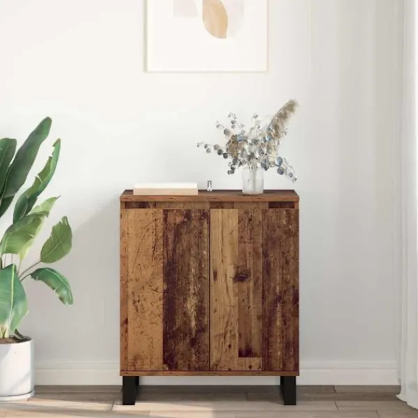 vidaXL Sideboards>Sideboard Gammalt trä 60 x 35 x 70 cm Konstruerat trä