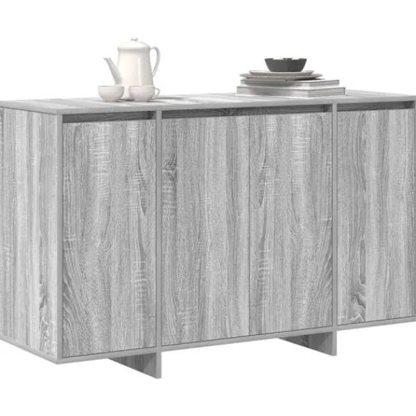 vidaXL Sideboards>Sideboard Grå sonoma 120 x 41 x 75 cm Konstruerat trä