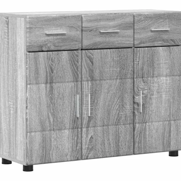 vidaXL Sideboards>Sideboard Grå Sonoma 88,5 x 30,5 x 73 cm Konstruerat trä