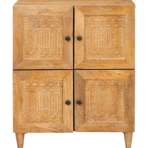 vidaXL Sideboards>Sideboard Ljusbrun 33.5 x 60 x 75 cm
