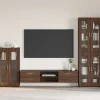 vidaXL Sideboards>Sideboard med hylla Brun Ek 55,5 x 29 x 100 cm Konstruerat trä