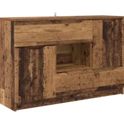 vidaXL Sideboards>Sideboard med låda Gammalt trä 100 x 30 x 65,6 Konstruerat trä