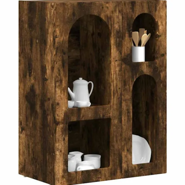 vidaXL Sideboards>Sideboard Rökt ek 59 x 35 x 80.5 cm Konstruerat trä