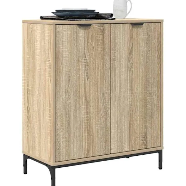 vidaXL Sideboards>Sideboard Sonoma-ek 69,5 x 33 x 82 cm Konstruerat trä