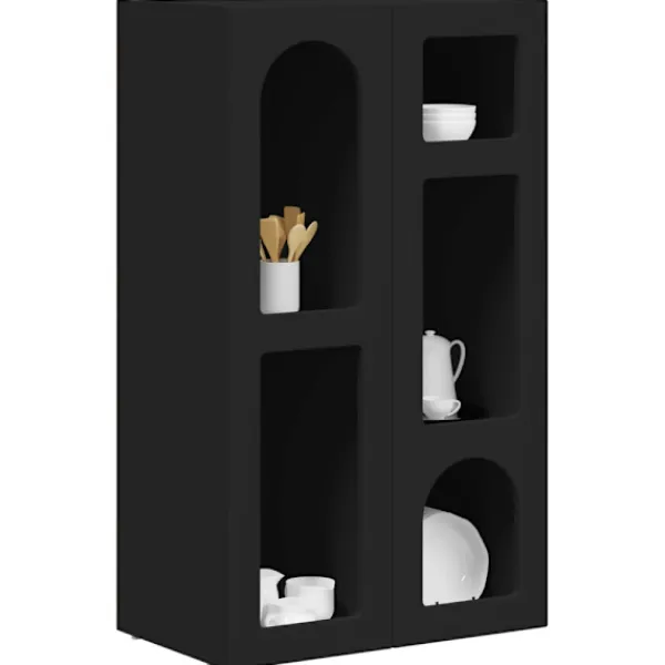 vidaXL Sideboards>Sideboard Svart 59 x 35 x 100,5 cm Konstruerat trä