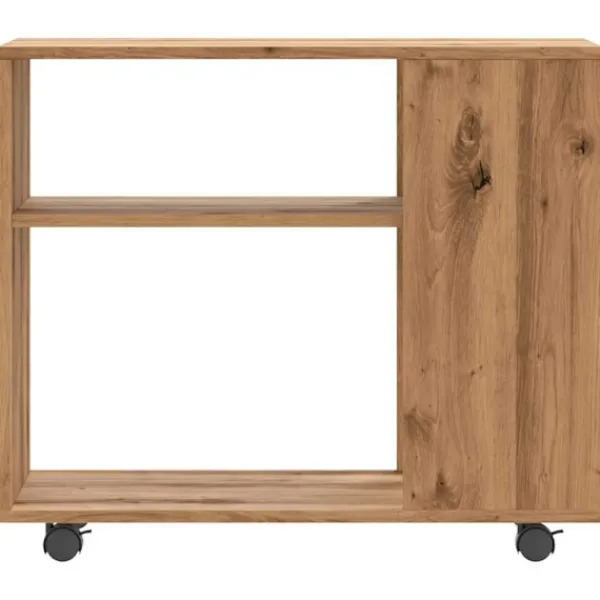 vidaXL Småbord>Sidobord artisan ek 70x35x55 cm konstruerat trä