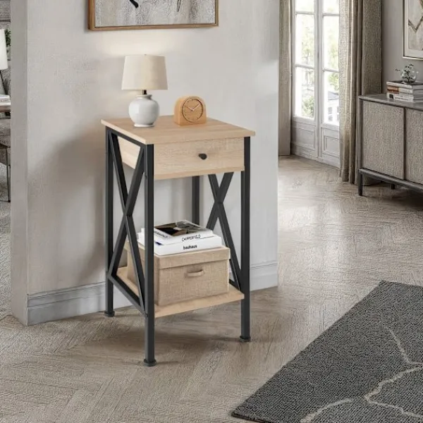 Småbord>Sidobord Dayton 35x35x70,5cm