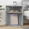 vidaXL Småbord>Sidobord Grå Sonoma 39,7 x 39,7 x 60 cm Konstruerat trä