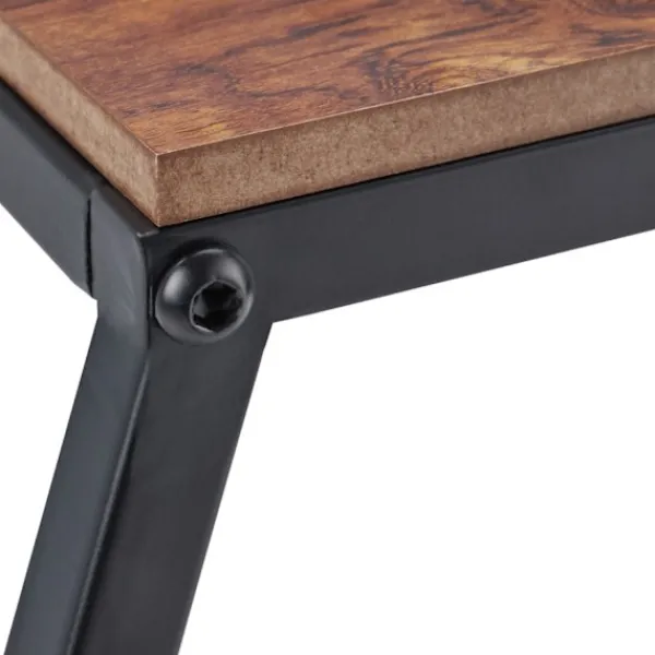 B2X Småbord>Sidobord industriell design 2 nivåer