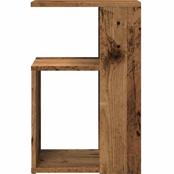 vidaXL Småbord>Sidobord åldrat trä 36x30x56 cm konstruerat trä