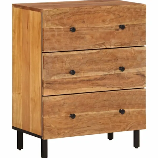 vidaXL Sideboards>Sidoskåp 60x33x75 cm massivt akaciaträ