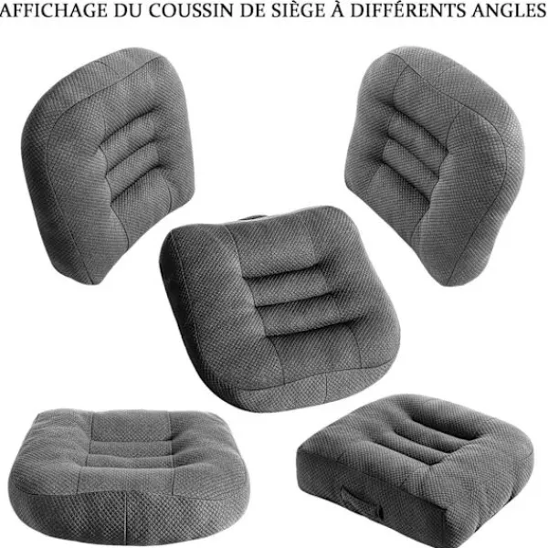 Sittpuffar>Sittdyna/förhöjningsdyna bil, sittpuff/stolsdyna 40x40 kontorsstol ergonomisk ortopedisk sittdyna för matbordsstolar-FA-