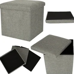 Sittpuffar>Sittpuff med Förvaring / Fotpall - 38 cm