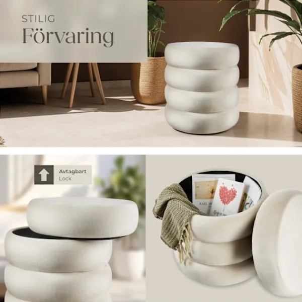 Sittpuffar>Sittpuff med förvaringsutrymme Altu