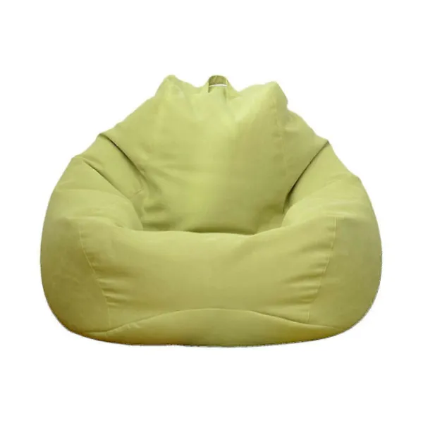Sittsäckar>Sittsäck Stolar Soffa Överdrag, Inomhus Lazy Lounger För Vuxna Barn Ingen Fyllning - Yellow -