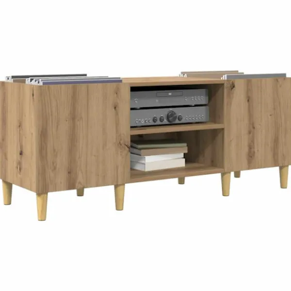 vidaXL Skåp>Skivskåp Artisan Ek 121 x 38 x 48 cm Konstruerat trä