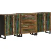 vidaXL Sideboards>Skänk 3 st 60x34x75 cm massivt akaciaträ