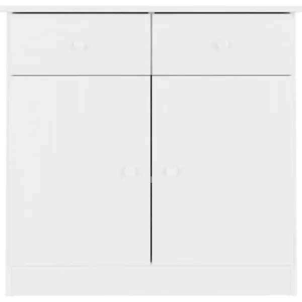 vidaXL Sideboards>Skänk ALTA vit 77x35x73 cm massiv furu