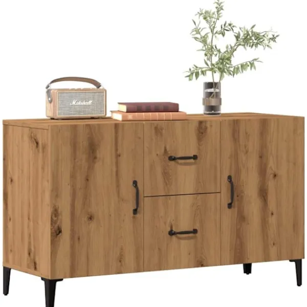 vidaXL Sideboards>Skänk artisan ek 100x36x60 cm konstruerat trä
