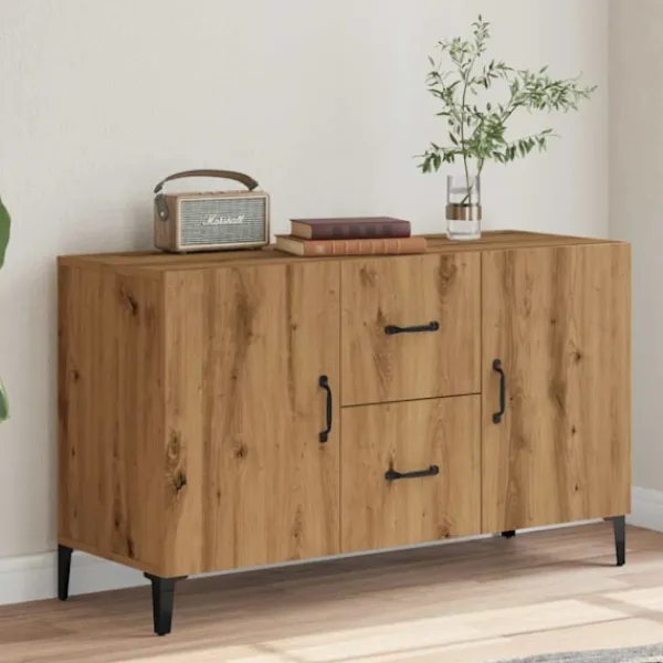 vidaXL Sideboards>Skänk artisan ek 100x36x60 cm konstruerat trä