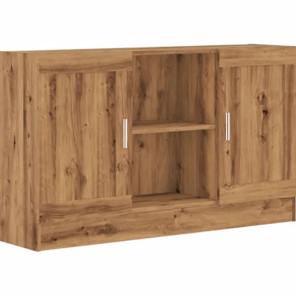 vidaXL Sideboards>Skänk artisan ek 120x30,5x70 cm konstruerat trä