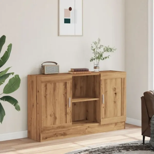 vidaXL Sideboards>Skänk artisan ek 120x30,5x70 cm konstruerat trä