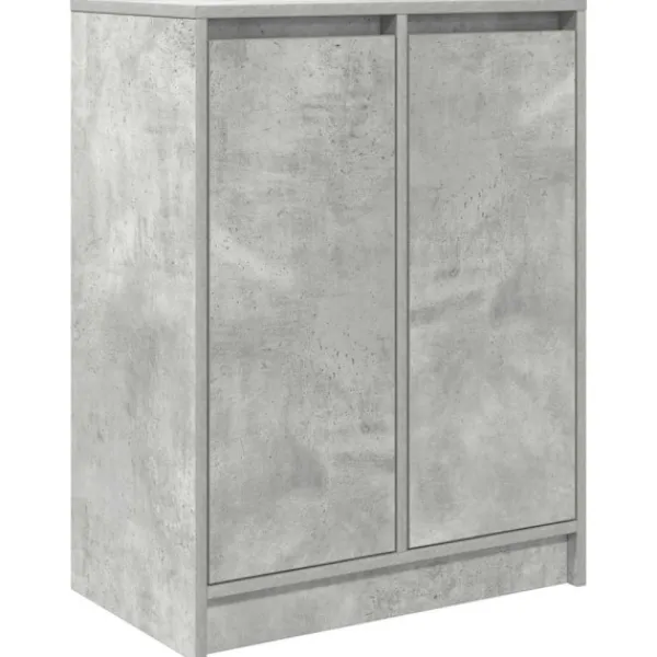 vidaXL Skåp>Skänk betong grå 57x34x76 cm konstruerat trä