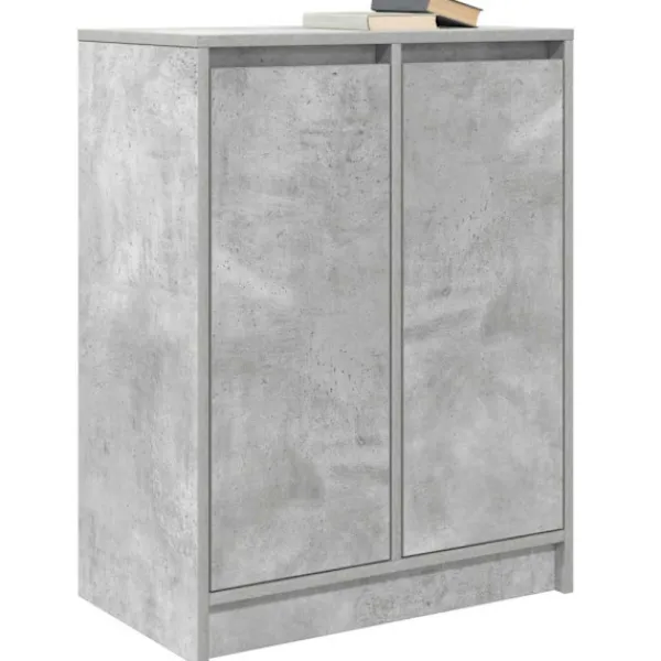 vidaXL Skåp>Skänk betong grå 57x34x76 cm konstruerat trä