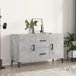 vidaXL Sideboards>Skänk betonggrå 100x36x60 cm konstruerat trä