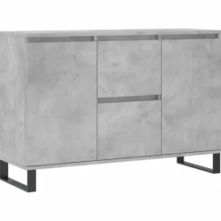 vidaXL Sideboards>Skänk betonggrå 101,5x35x70 cm konstruerat trä