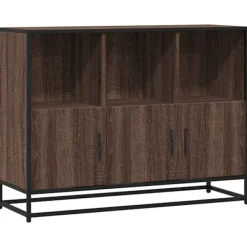 vidaXL Sideboards>Skänk brun ek 100x35x76 cm konstruerat trä
