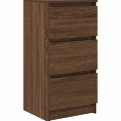 vidaXL Byråer>Skänk brun ek 37,5x35x76 cm konstruerat trä