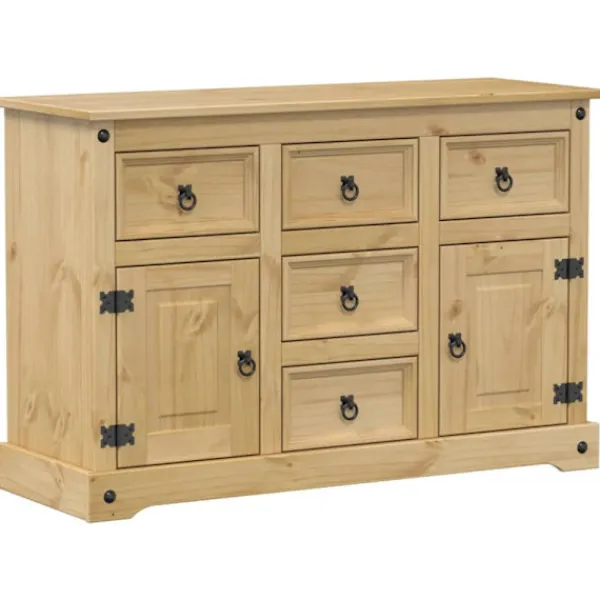 vidaXL Sideboards>Skänk Corona 112x40x75 cm massiv furu
