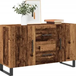 vidaXL Sideboards>Skänk gammalt trä 100x36x60 cm konstruerat trä
