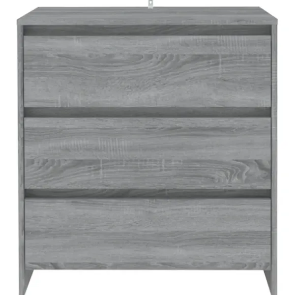 vidaXL Byråer>Skänk grå sonoma 70x41x75 cm konstruerat trä