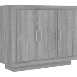 vidaXL Sideboards>Skänk grå sonoma 92x35x75 cm konstruerat trä