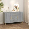 vidaXL Sideboards>Skänk grå sonoma 100x36x60 cm konstruerat trä