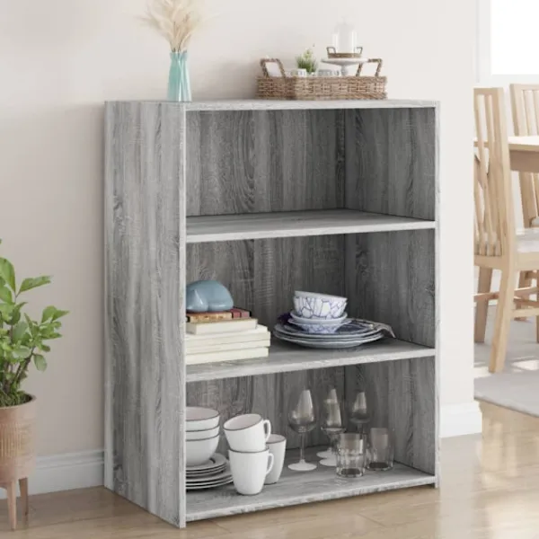 vidaXL Sideboards>Skänk grå sonoma 70x41x93 cm konstruerat trä