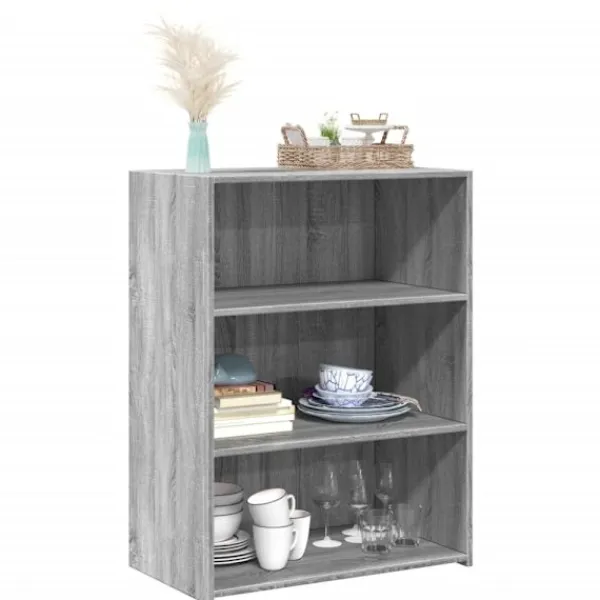 vidaXL Sideboards>Skänk grå sonoma 70x41x93 cm konstruerat trä