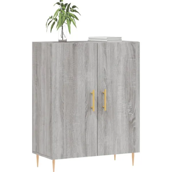 vidaXL Sideboards>Skänk grå sonoma 69,5x34x90 cm konstruerat trä